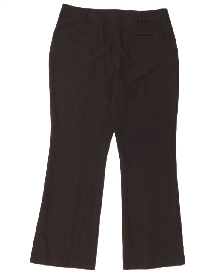 M&Co Damen Bootcut Chino Hose UK 14 Large W32 L29 Schwarz Polyester