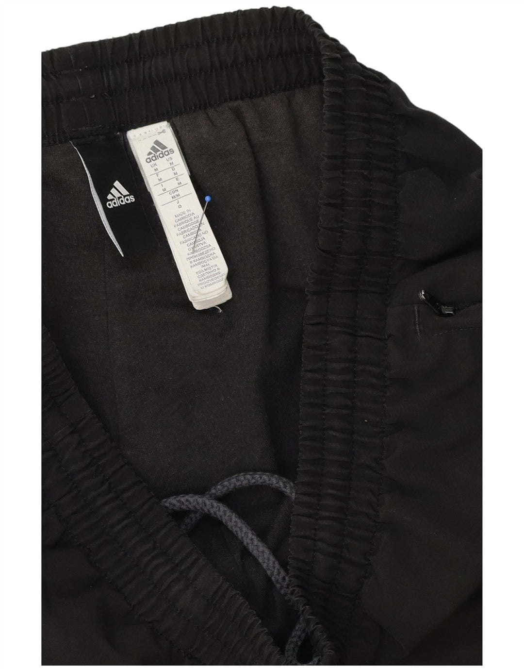 ADIDAS Herren-Trainingshose, Jogginghose, Mittelschwarz, Polyester