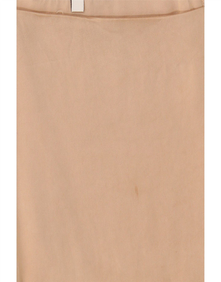 Zara Damen Cami Top UK 10 Small Beige Viskose