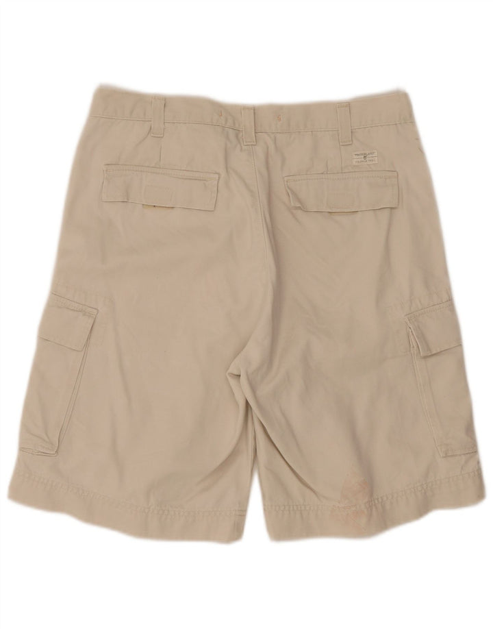 Timberland Herren Cargoshorts W34 Large Beige Baumwolle