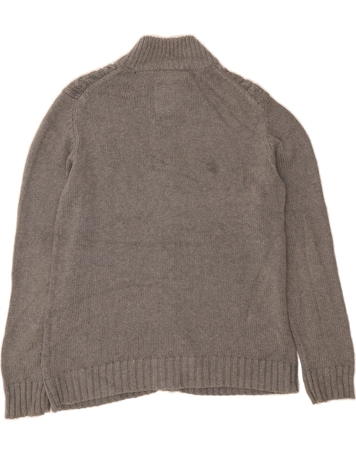 MASSIMO DUTTI Boys Cardigan Sweater 15-16 Years Grey Cotton Vintage Massimo Dutti and Second-Hand Massimo Dutti from Messina Hembry 