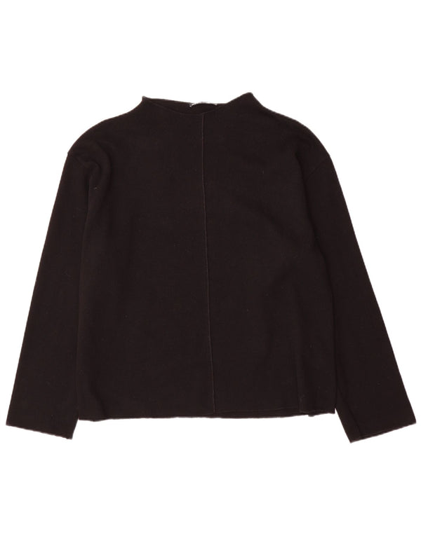 Zara Damen-Pullover mit Rollkragen, Gr. 40, Größe L, Schwarz, Baumwolle