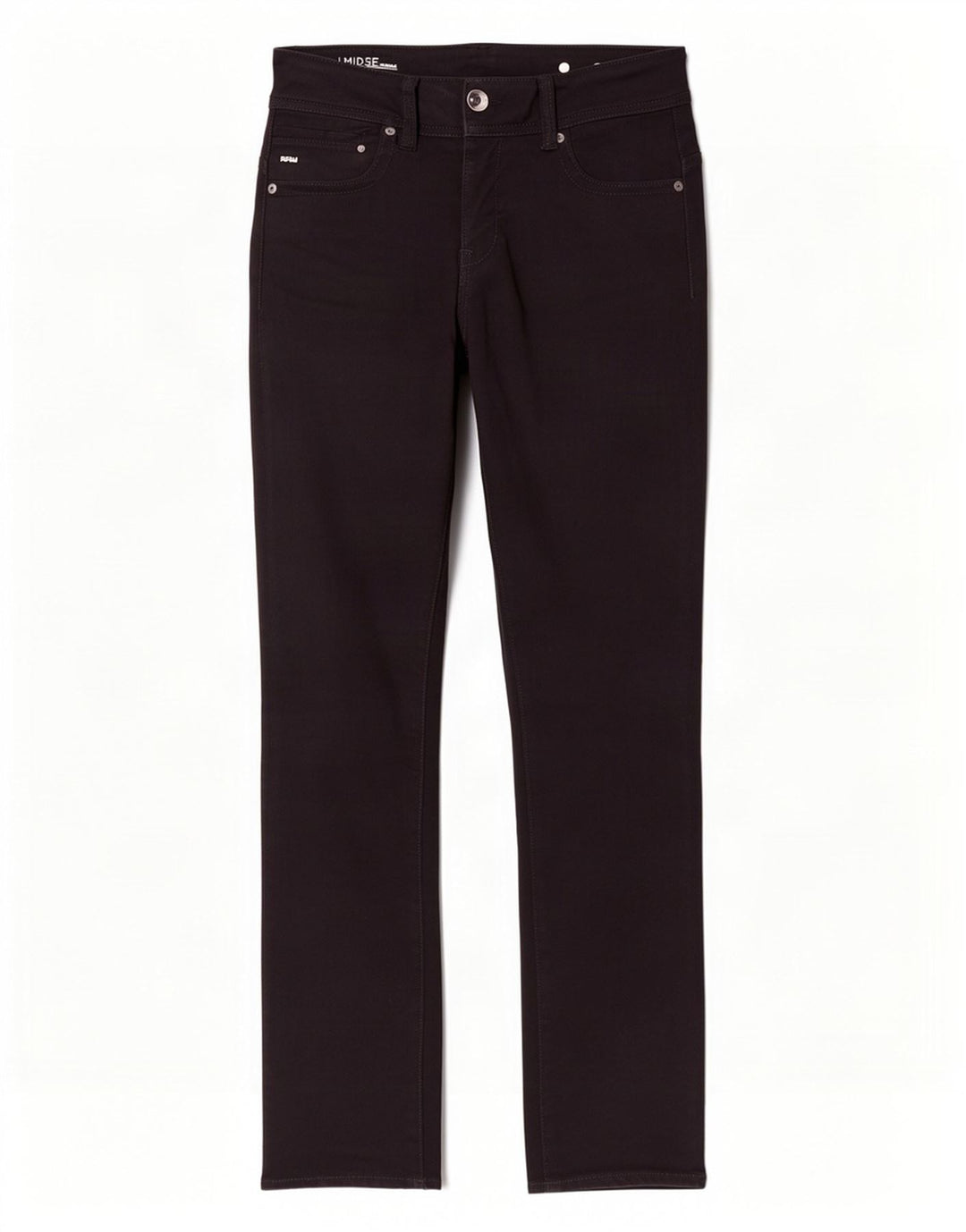 G-Star Damen Midge Saddle Straight Jeans W28 L30 Schwarze Baumwolle