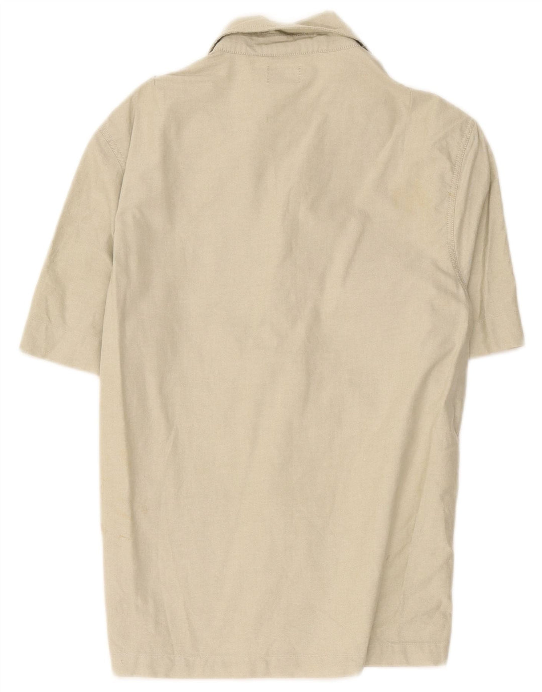 Levi's Herren Kurzarmhemd Small Beige Baumwolle