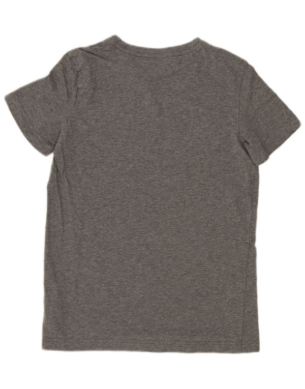Puma Grafik-T-Shirt für Jungen, 13–14 Jahre, grau gefleckte Baumwolle