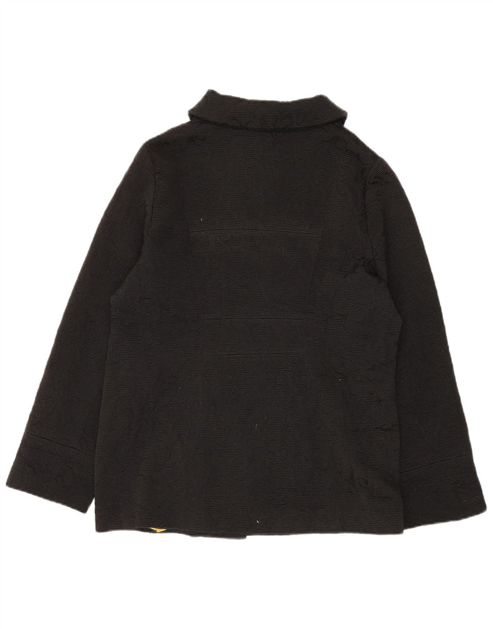 Desigual Damen Mantel EU 46 XL Schwarz