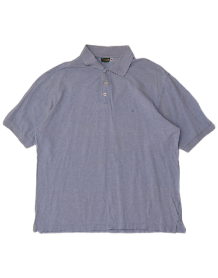 Invicta Herren Poloshirt XL Blau Baumwolle
