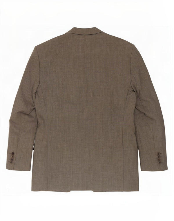 Yves Saint Laurent Herren 3-Knopf-Blazerjacke IT 52 XL Graue Schurwolle