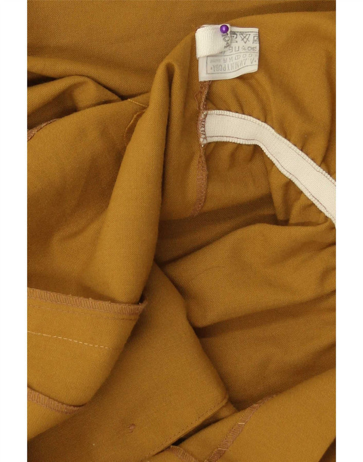 Vintage Damen 5-Knopf-Blazerjacke UK 14 Mittelbraun