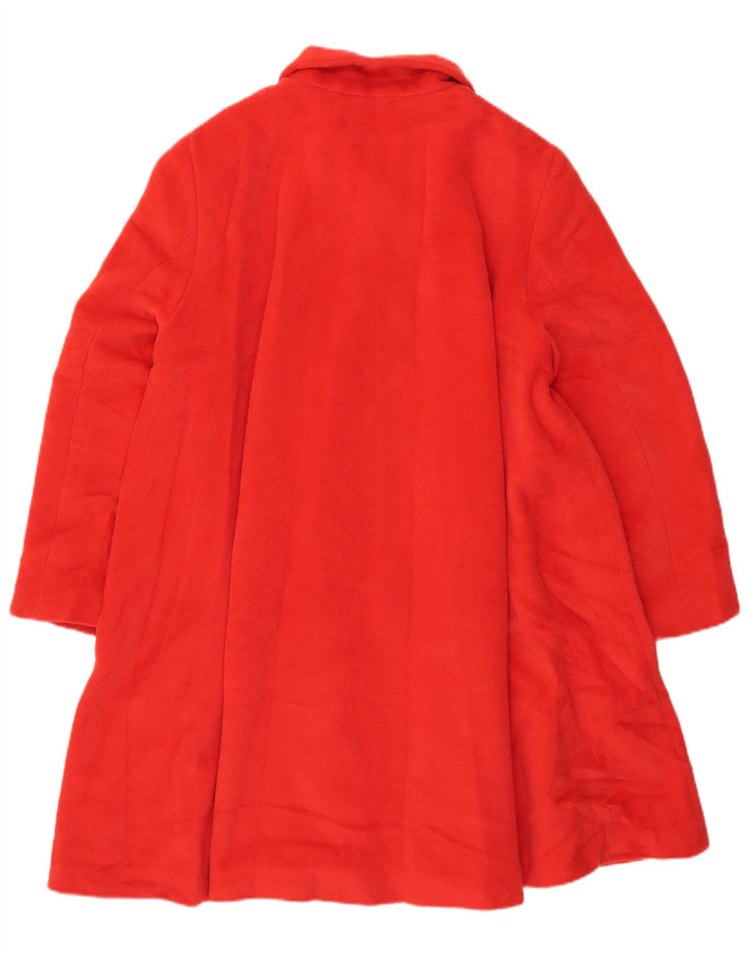 Vintage Damen Übergroßer Mantel IT 44 Mittelrote Wolle