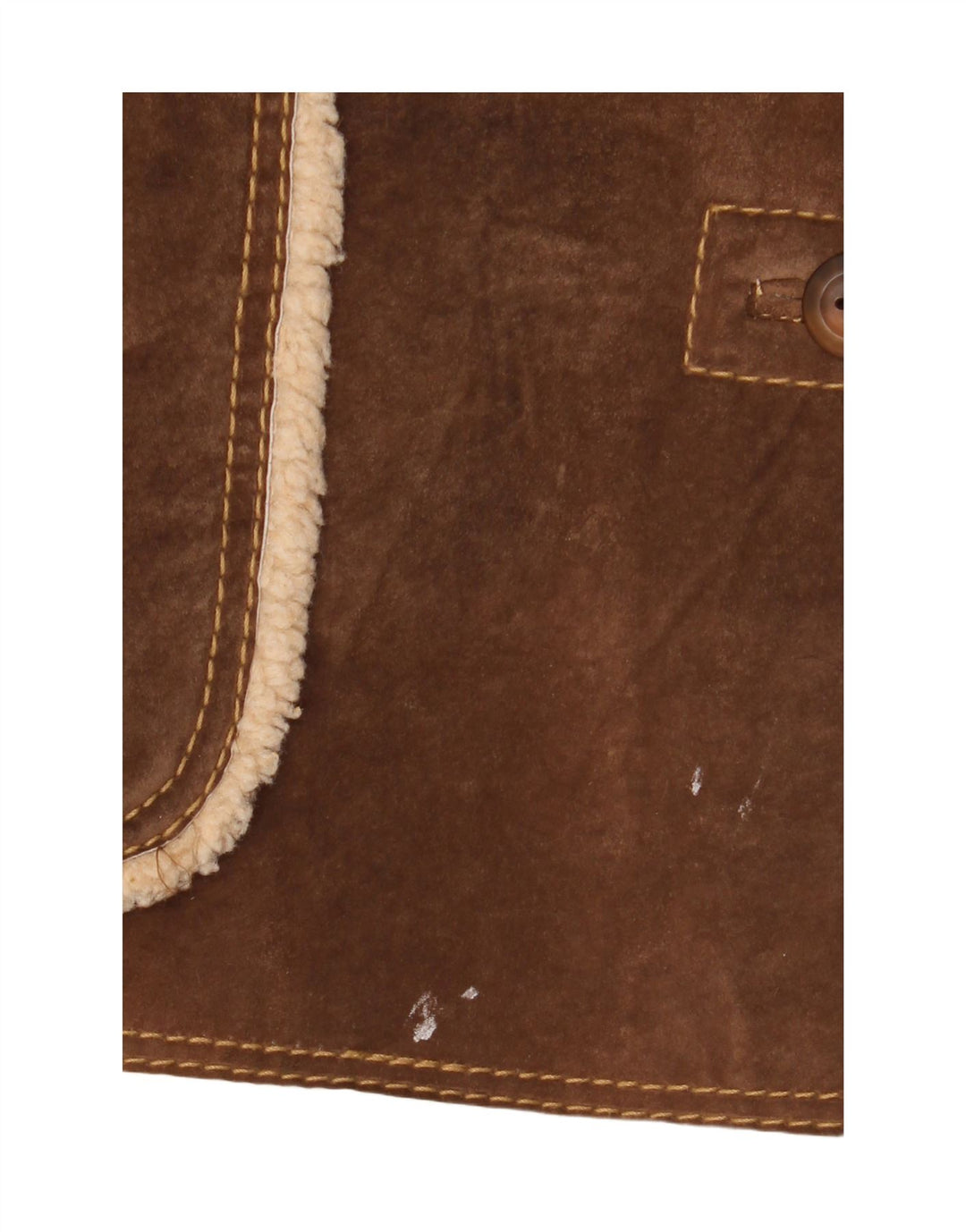 Conbipel Damen Shearling Jacke IT 48 XL Braunes Leder