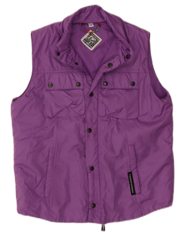 Tucano Urbano Womens Utility Gilet UK 10 Small Lila Polyester