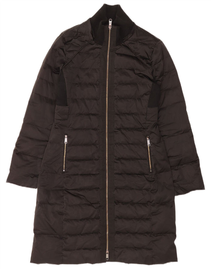 Max & Co. Wattierter Damenmantel UK 8 Small Schwarz Polyester