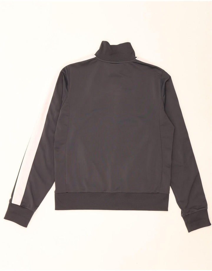 Nike Damen Crop Trainingsanzug Top Jacke UK 14/16 Large Grau Colourblock