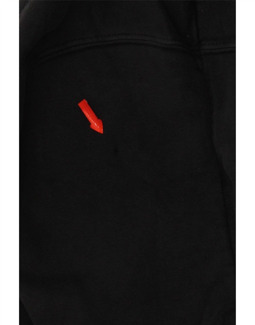 Nike Herren-Kapuzenpullover mit Reißverschluss, Größe S, schwarze Baumwolle
