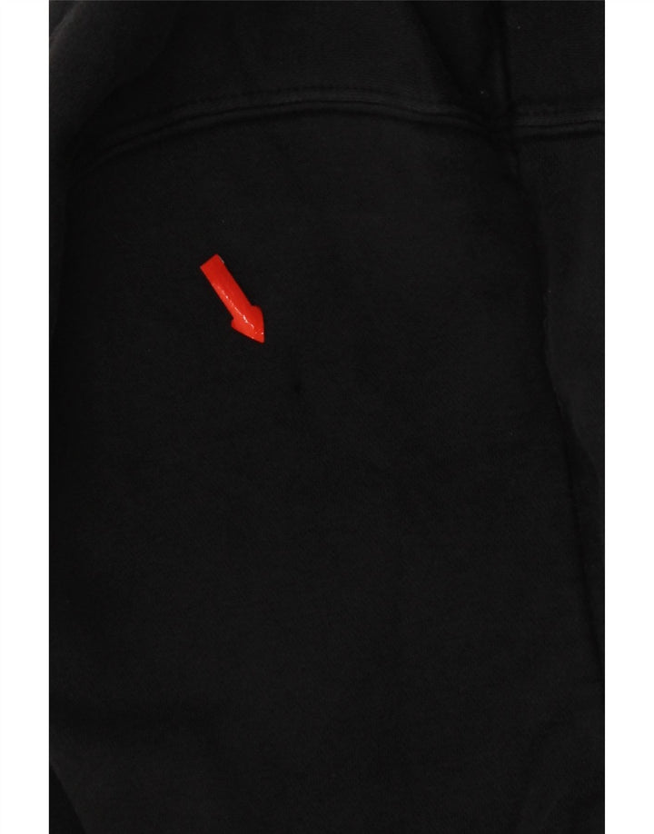 Nike Herren-Kapuzenpullover mit Reißverschluss, Größe S, schwarze Baumwolle