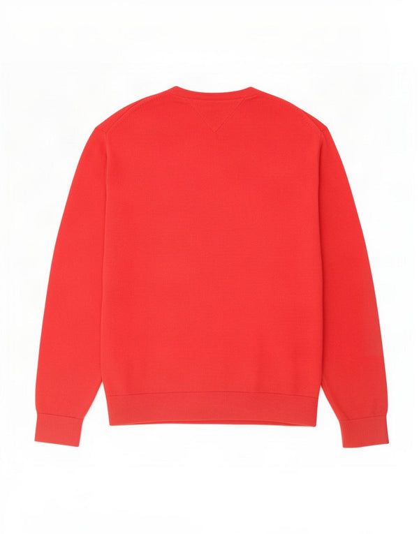 Tommy Hilfiger Damen Pullover mit V-Ausschnitt, UK 20 2XL Rot