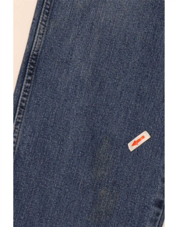 Wrangler Herren Regular Straight Jeans W34 L32 Blaue Baumwolle