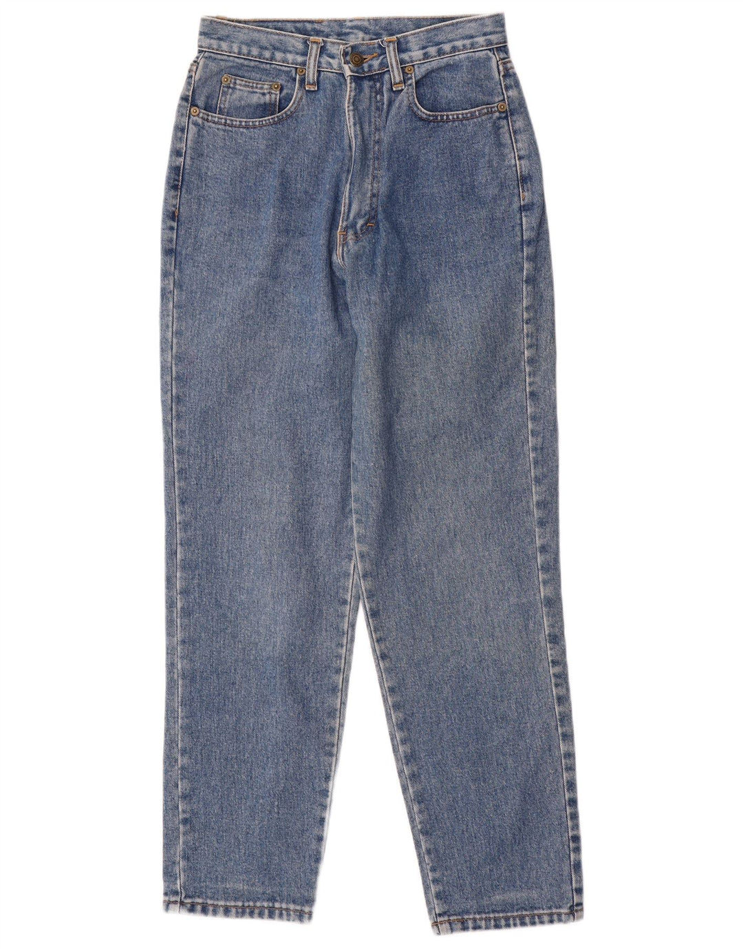 ST. BERNARD Damen-Jeans mit hoher Taille, gerade, UK 10, Größe S, W26, L30, Blau