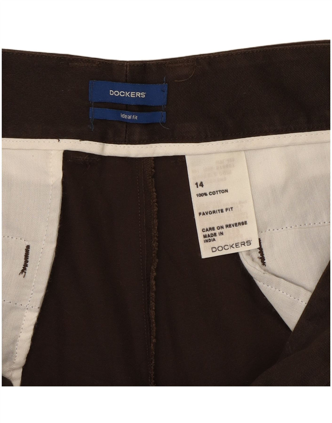 DOCKERS Damen-Cargoshorts mit Lieblings-Passform, US 14, XL, W36, braune Baumwolle