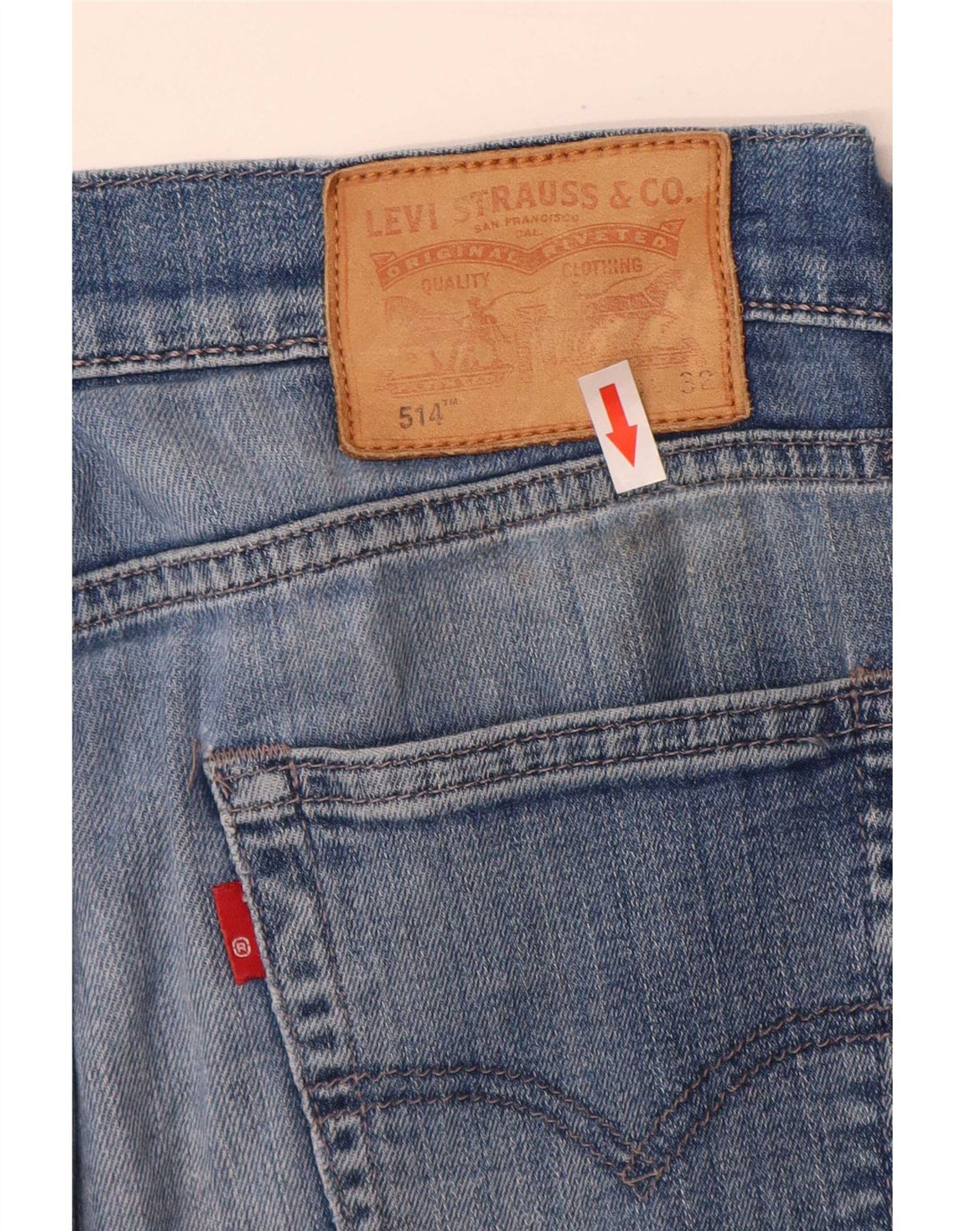 Levi's Herren 514 Straight Jeans W30 L32 Blau