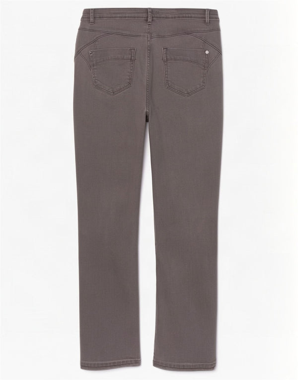 Marks & Spencer Damen Crop Slim Jeans UK 12 Medium W30 L26 Grau Baumwolle