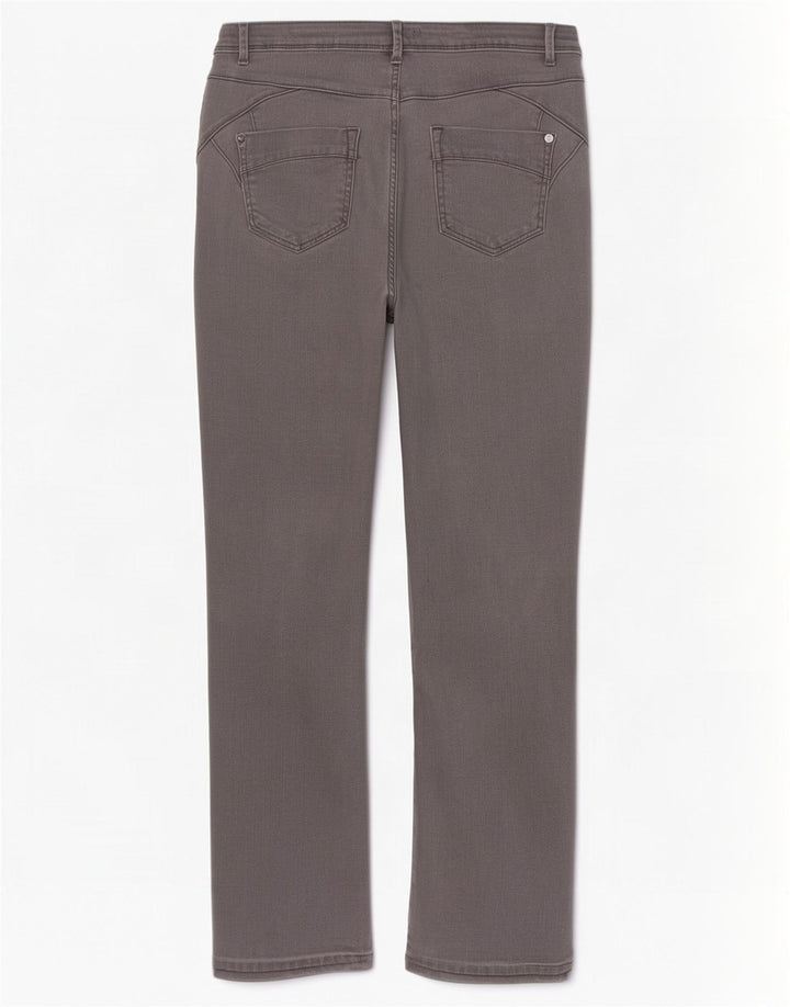 Marks & Spencer Damen Crop Slim Jeans UK 12 Medium W30 L26 Grau Baumwolle