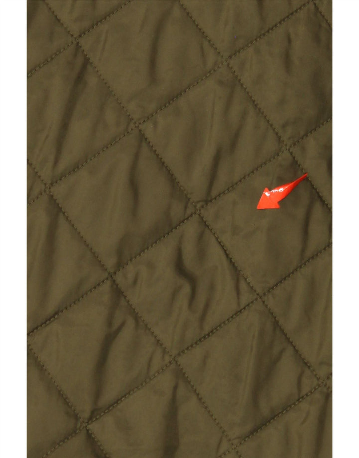 BARBOUR Herren Steppjacke UK 40 Large Khaki Polyamid