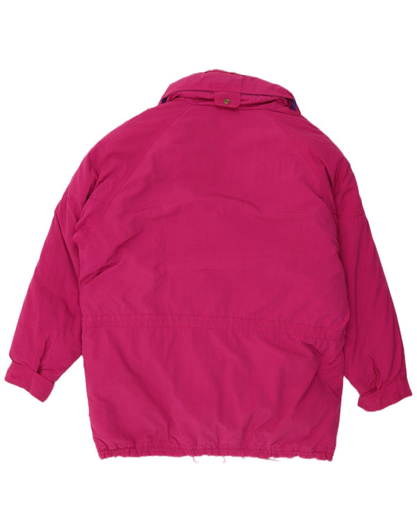 Sympatex Damen Skijacke mit Kapuze UK 18 XL Rosa Polyester