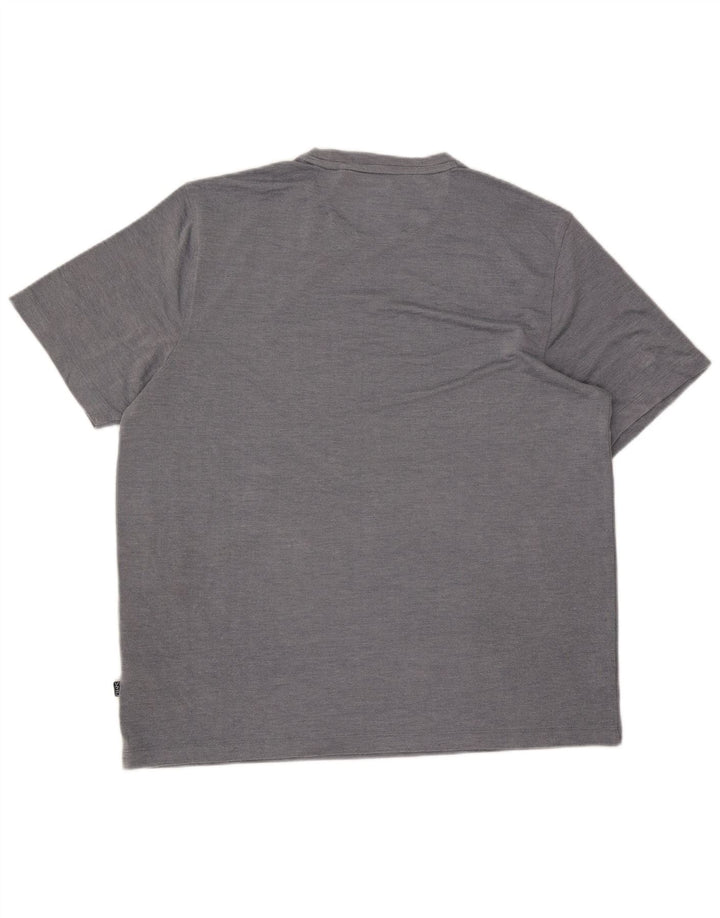 Chaps Herren T-Shirt Top 2XL Grau Modal