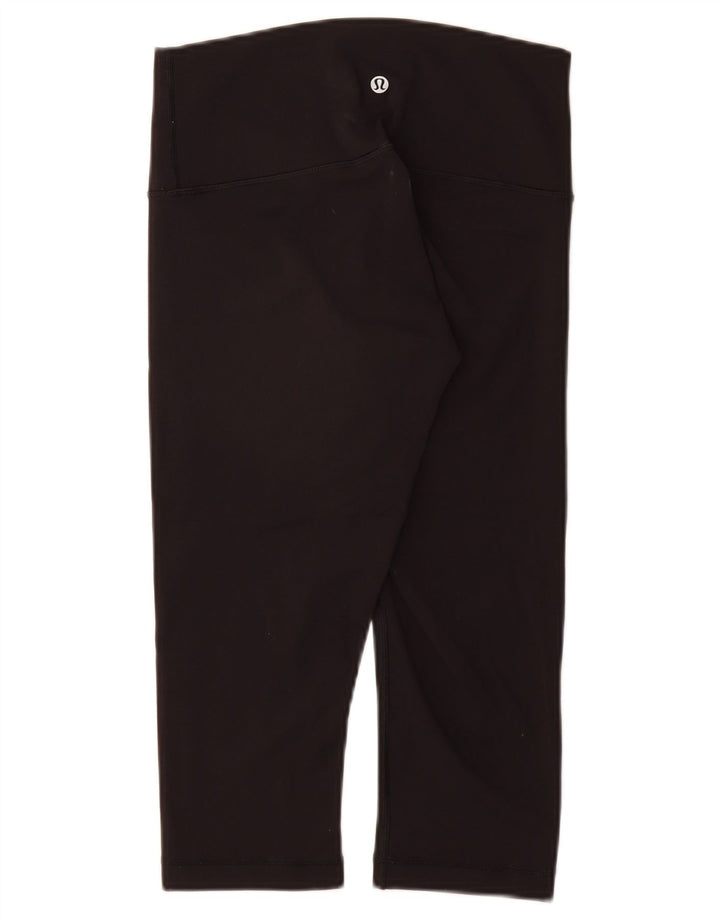 LULULEMON Capri-Leggings für Damen, US 6, Mittel, schwarzes Nylon