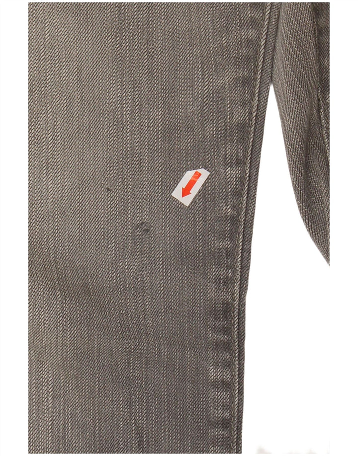 ARMANI Herren Straight Jeans W33 L33 Graue Baumwolle