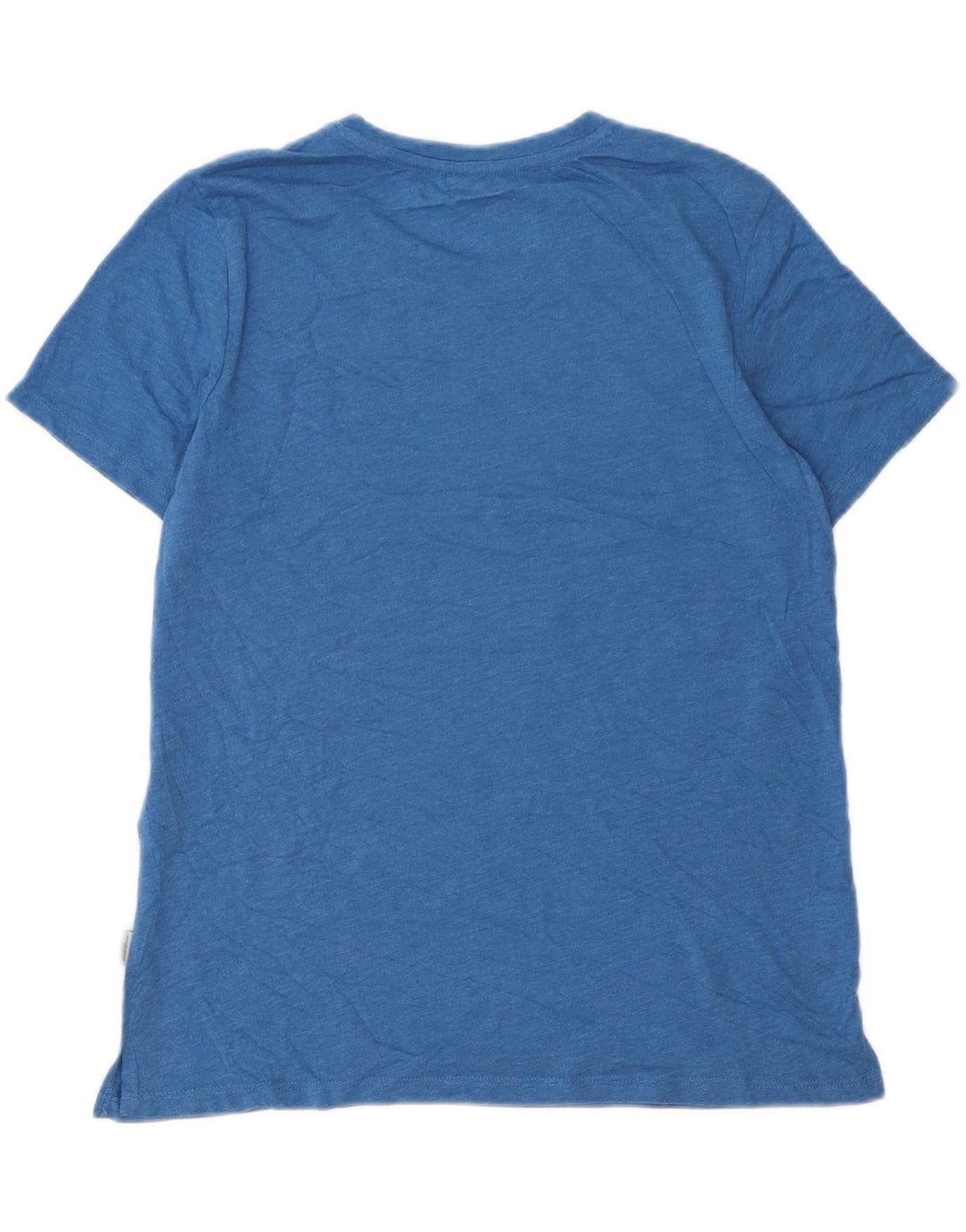 Eddie Bauer Damen T-Shirt Top UK 16 Large Blau Baumwolle