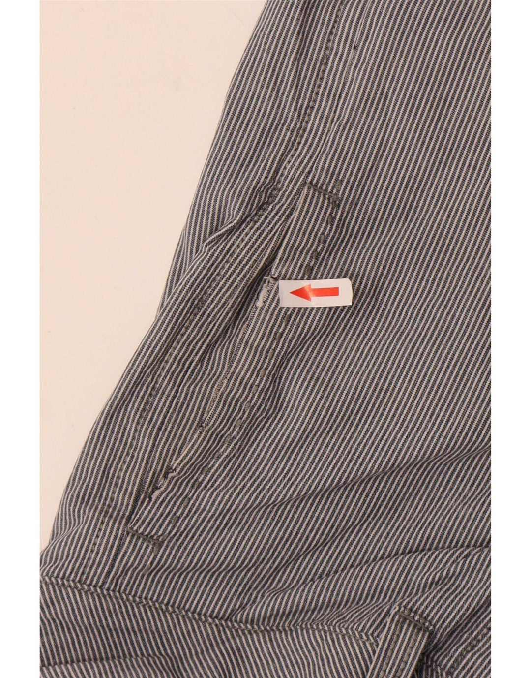Tommy Hilfiger Herren-Bermudashorts W30, mittelmarineblaue Nadelstreifen-Baumwolle