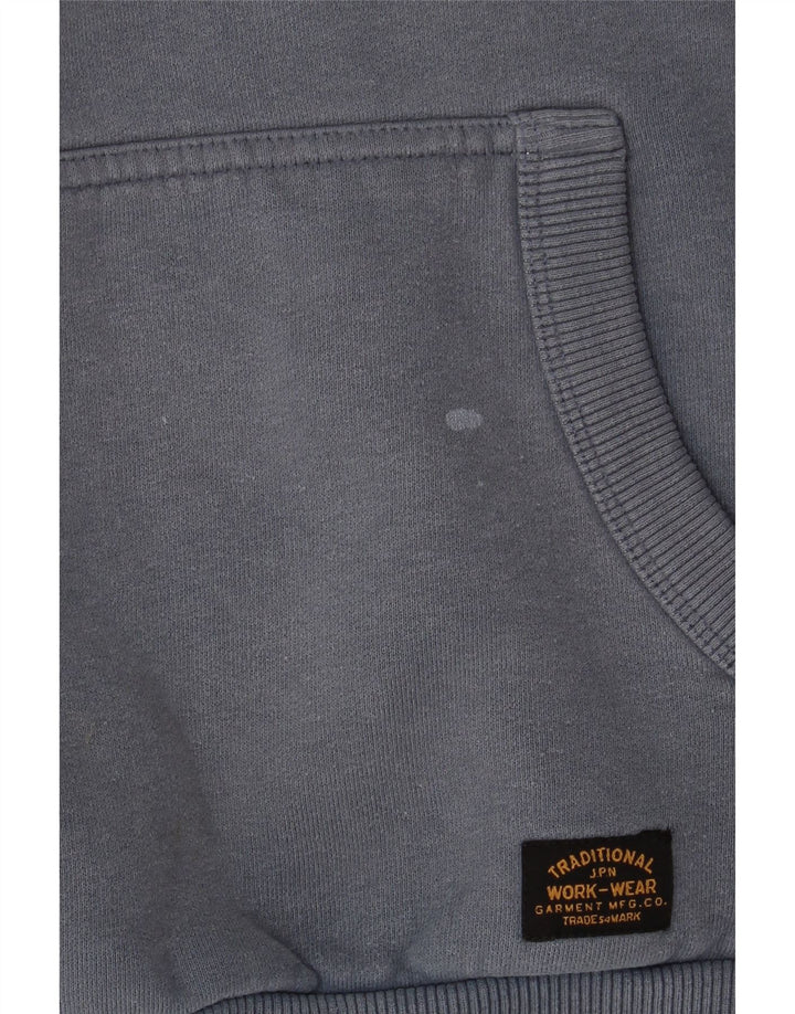 Superdry Herren-Kapuzenpullover, Größe S, Blau, Baumwolle