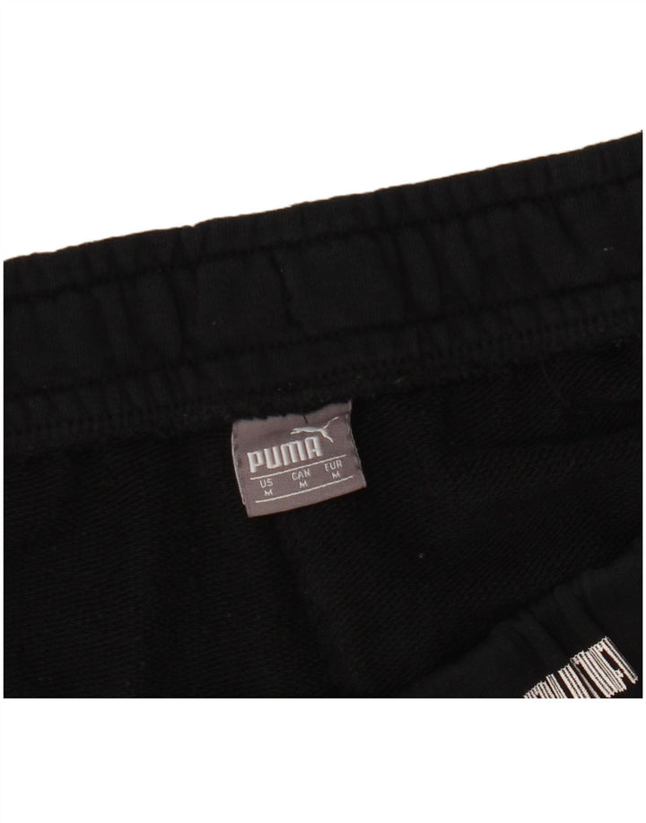 PUMA Damen Graphic Sport Shorts UK 12 Medium Schwarz