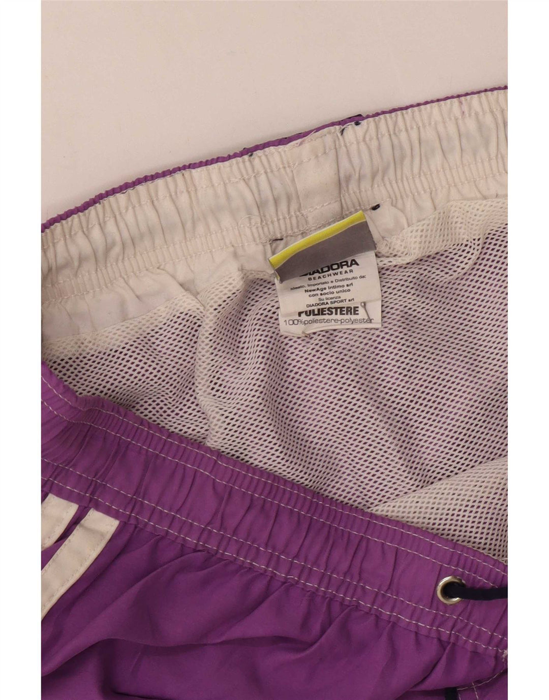 Diadora Herren-Badeshorts, groß, lila, Polyester