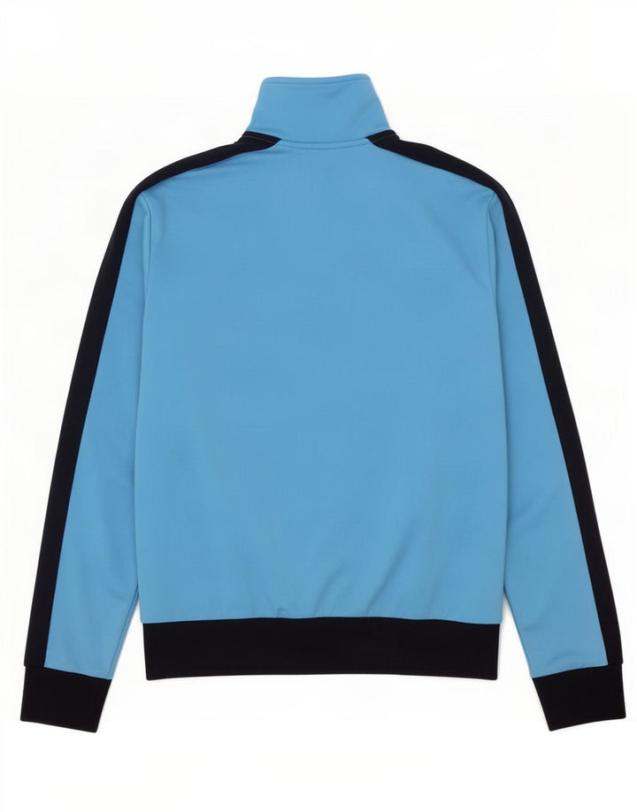 Puma Herren-Trainingsanzug-Top-Jacke, kleines blaues Farbblock-Polyester