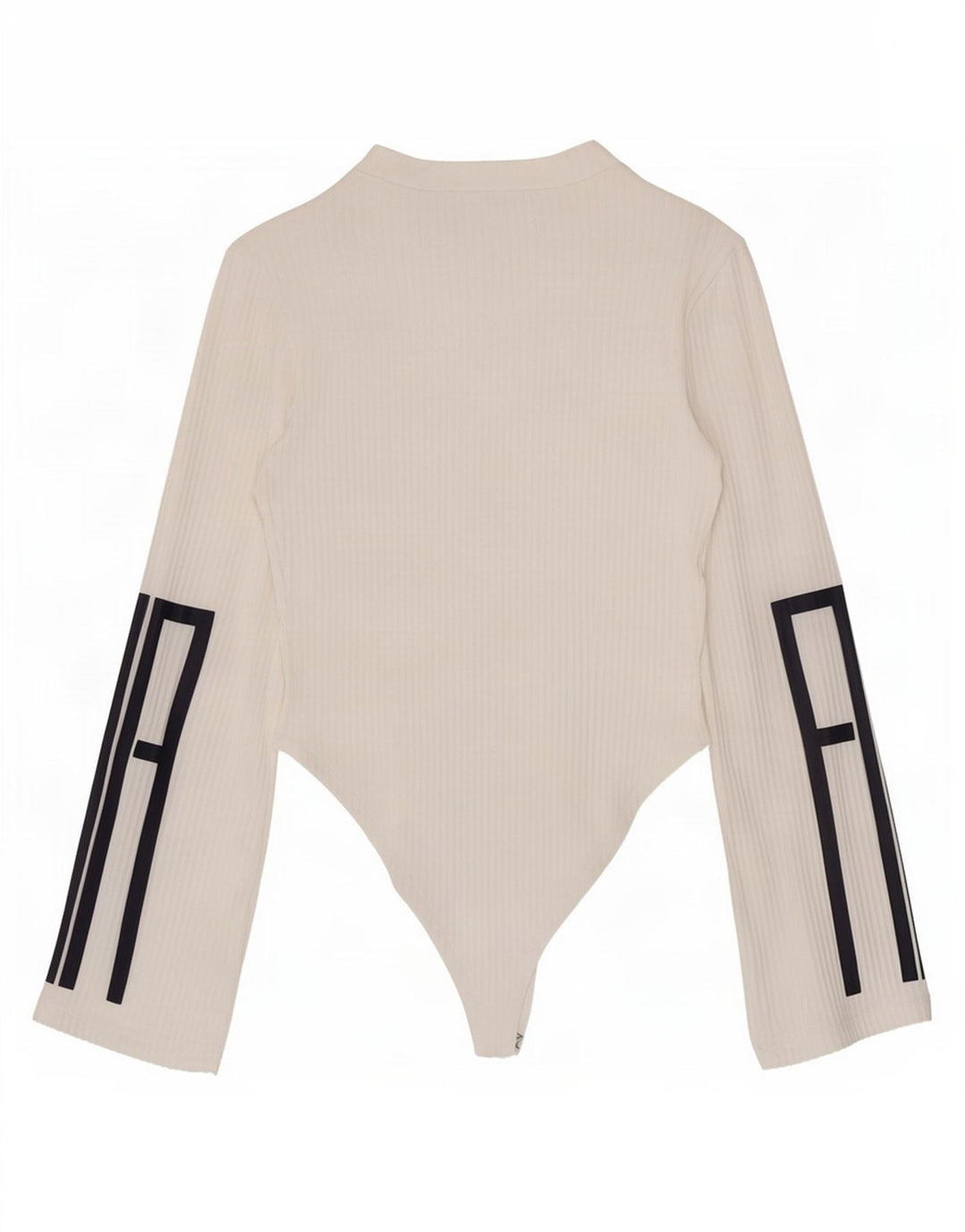 Fila Damen Grafik-Langarm-Body UK 4 XS Weiß