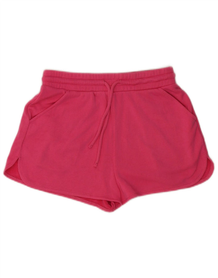 Zara Damen Sportshorts UK 8 Small Rosa Polyester