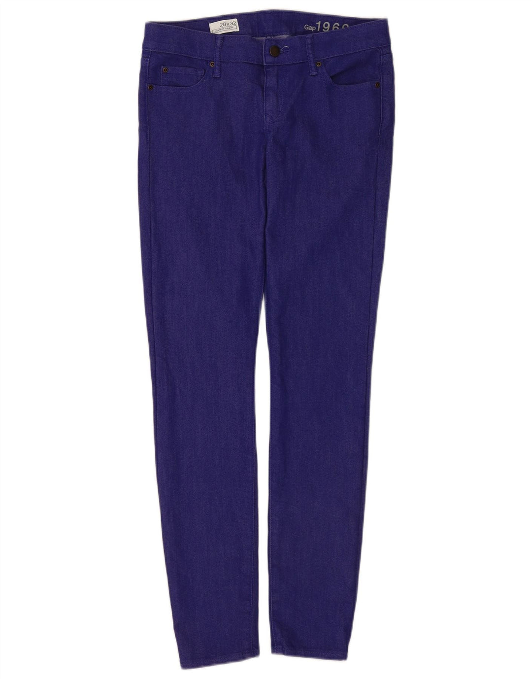 Gap Damen Skinny Jeans W28 L32 Blaue Baumwolle