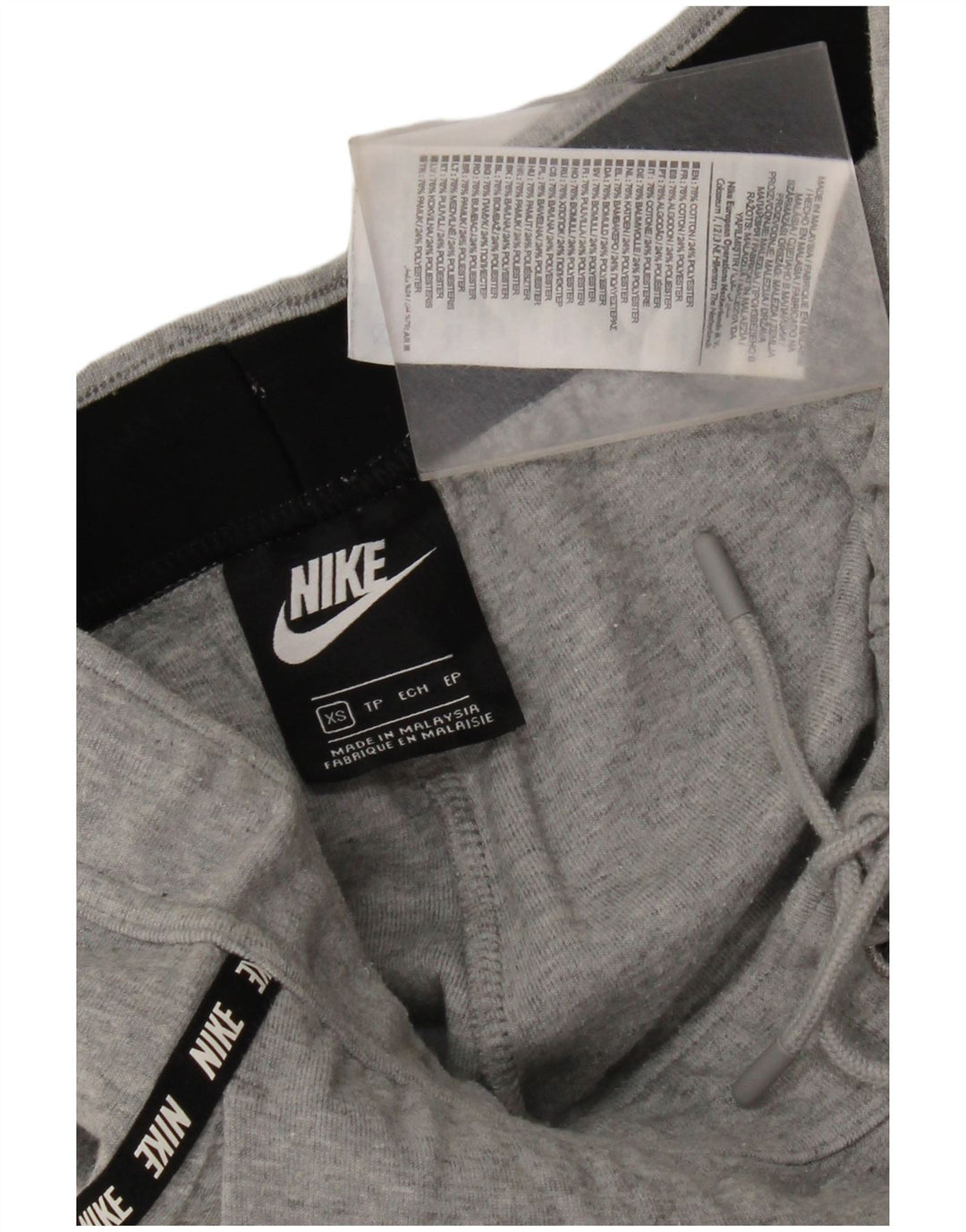 Nike Herren Graphic Capri-Trainingshose XS Grau gefleckte Baumwolle