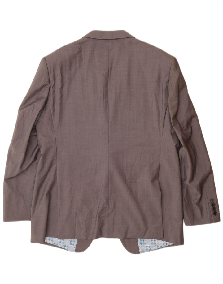 Marks & Spencer Herren-Blazer mit 2 Knöpfen, UK 38, mittelgraue Wolle