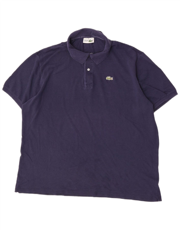Lacoste Herren-Poloshirt, Größe 8 3XL, marineblaue Baumwolle