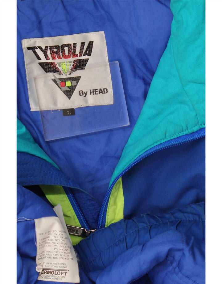 Tyrolia Herren-Pullover-Skijacke, UK 40, Größe L, blau, Colourblock-Polyester