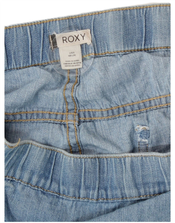 Roxy Damen-Jeansshorts, Größe L, W34, Blau, Baumwolle
