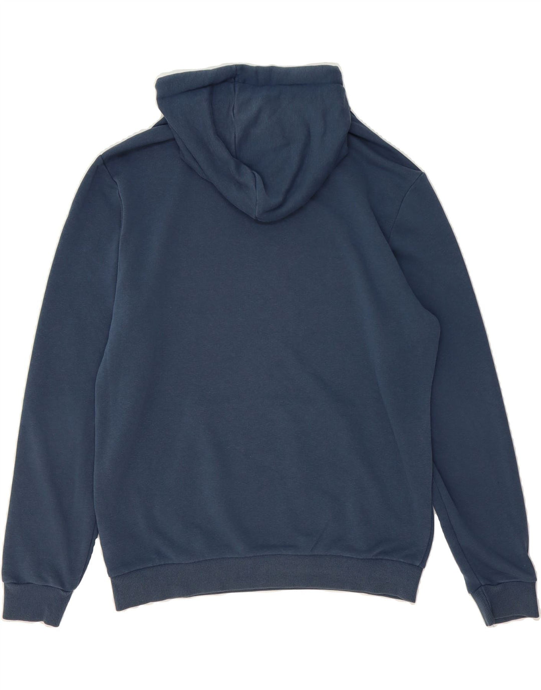 PUMA Mens Graphic Hoodie Jumper Medium Navy Blue Cotton Vintage Puma and Second-Hand Puma from Messina Hembry 