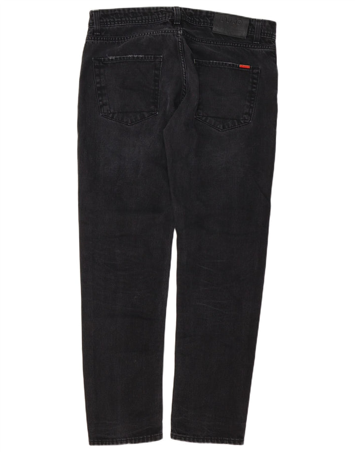LIU JO Herren Slim Jeans W34 L30 Schwarz