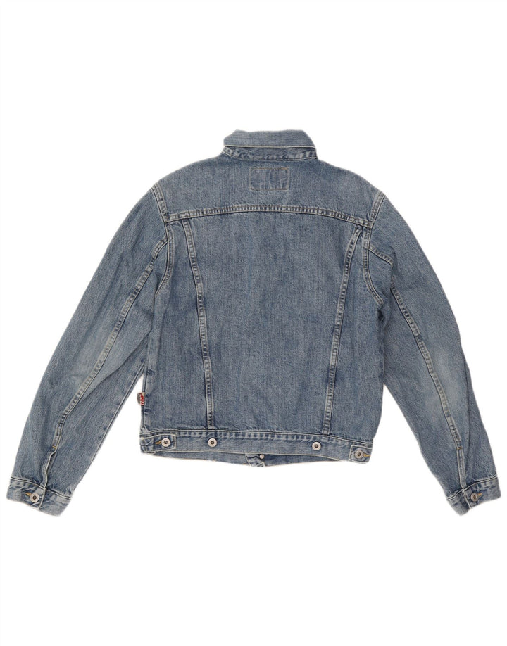 Pickwick Herren-Jeansjacke, UK 38, mittelblaue Baumwolle