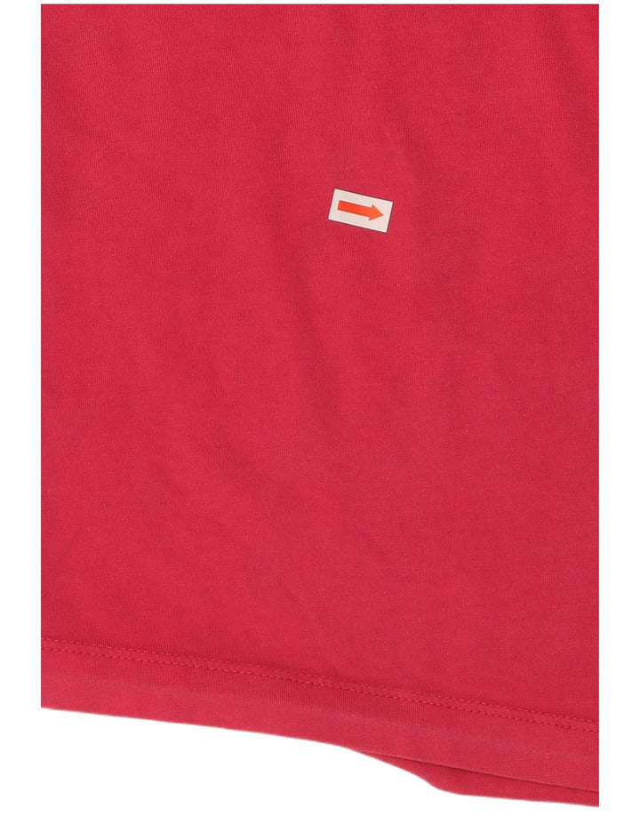 NIKE Herren T-Shirt Top Small Rosa Baumwolle